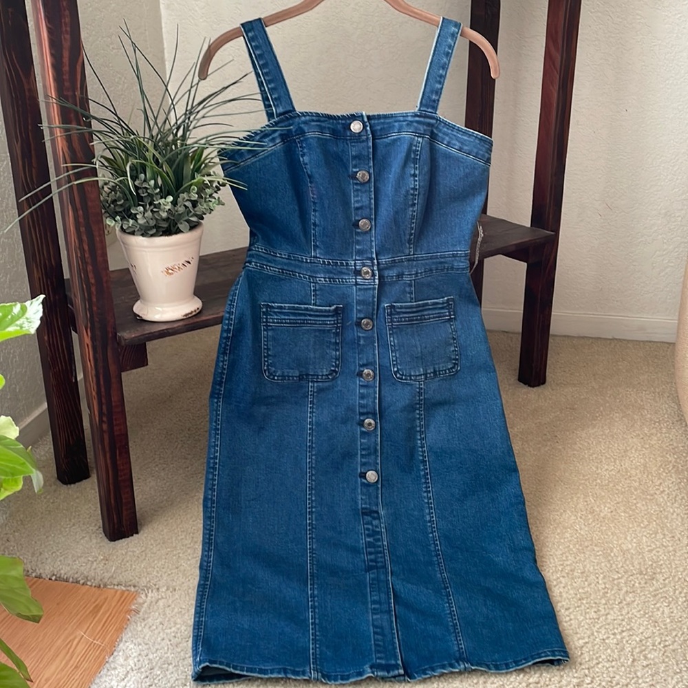 New York & Company Denim Dress